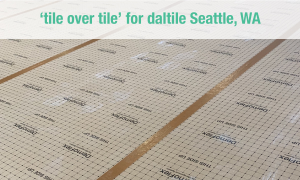 demoflex tile over tile case study